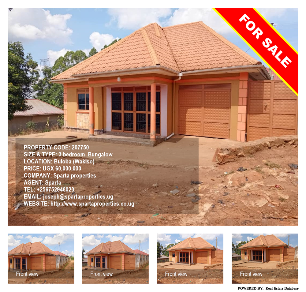 3 bedroom Bungalow  for sale in Buloba Wakiso Uganda, code: 207750