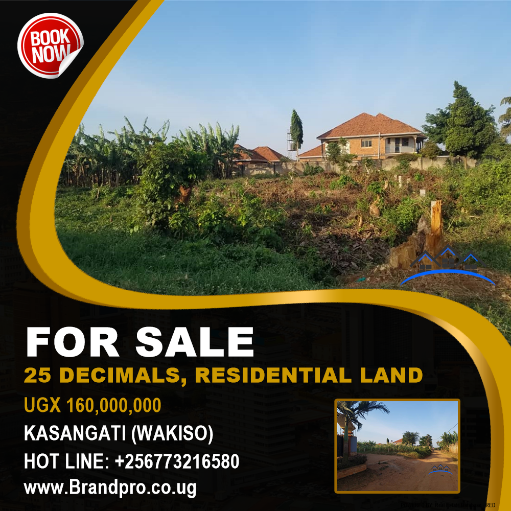 Residential Land  for sale in Kasangati Wakiso Uganda, code: 207761