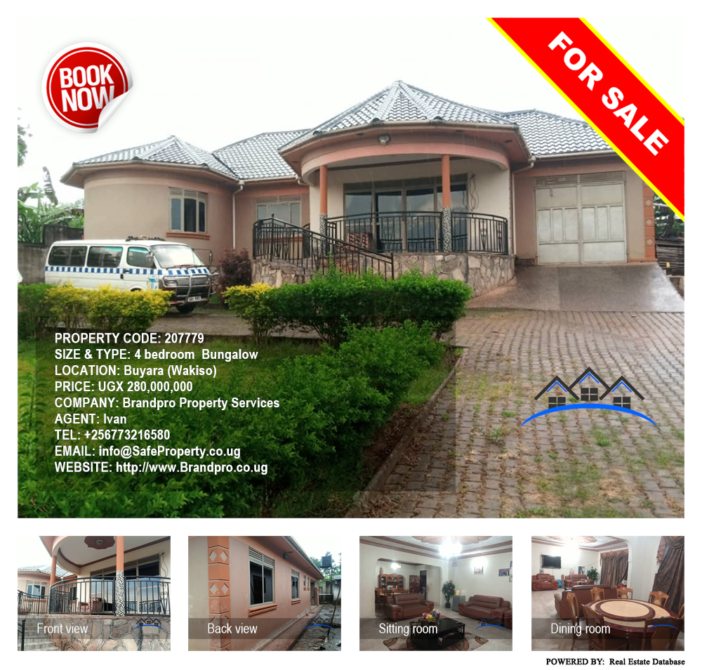 4 bedroom Bungalow  for sale in Buyara Wakiso Uganda, code: 207779