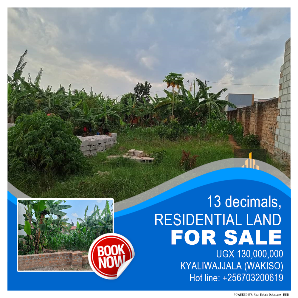 Residential Land  for sale in Kyaliwajjala Wakiso Uganda, code: 207792