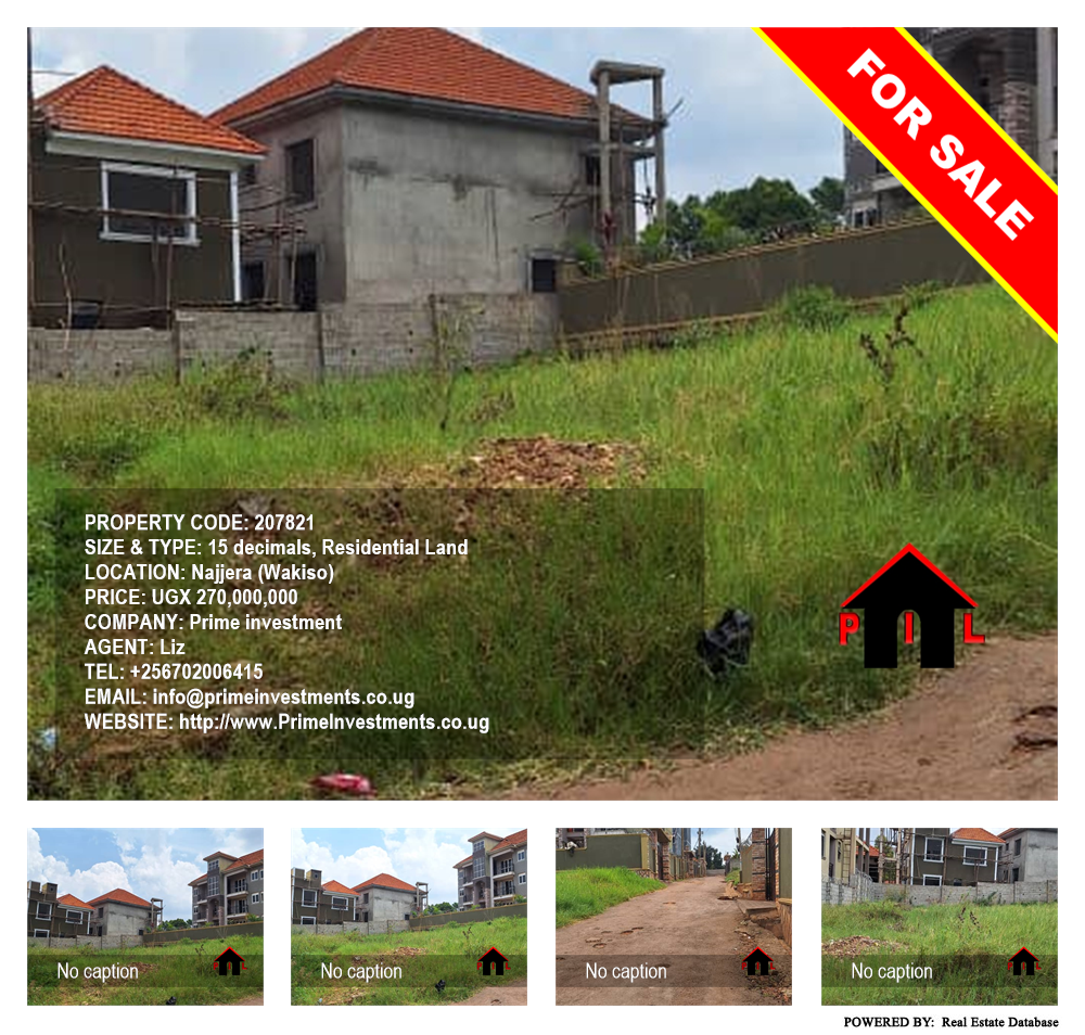 Residential Land  for sale in Najjera Wakiso Uganda, code: 207821