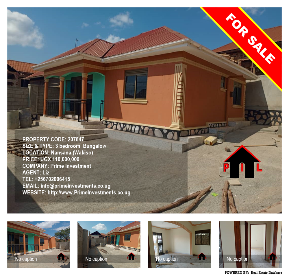 3 bedroom Bungalow  for sale in Nansana Wakiso Uganda, code: 207847