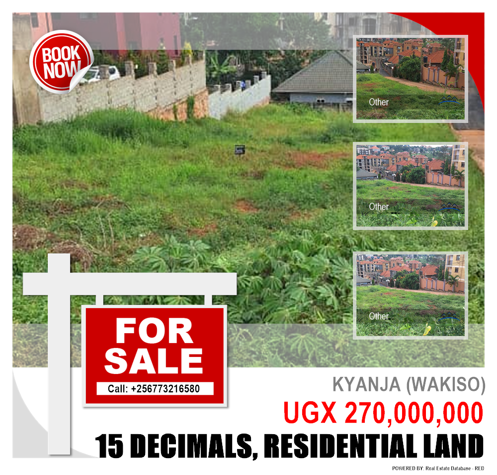 Residential Land  for sale in Kyanja Wakiso Uganda, code: 207848