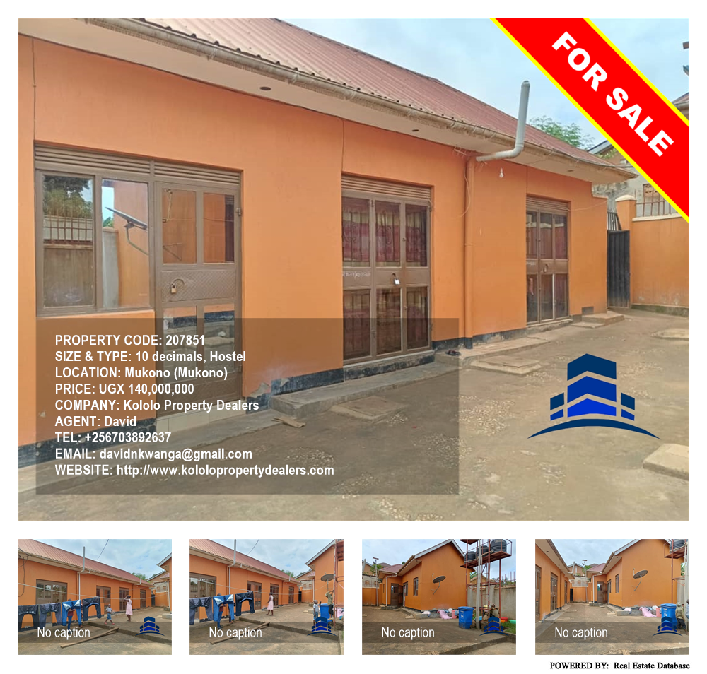 Hostel  for sale in Mukono Mukono Uganda, code: 207851