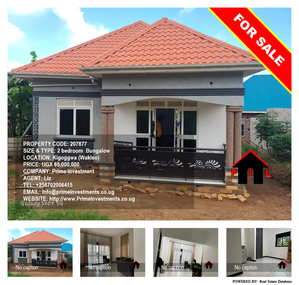 2 bedroom Bungalow  for sale in Kigoggwa Wakiso Uganda, code: 207877