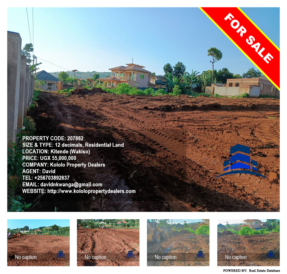 Residential Land  for sale in Kitende Wakiso Uganda, code: 207882