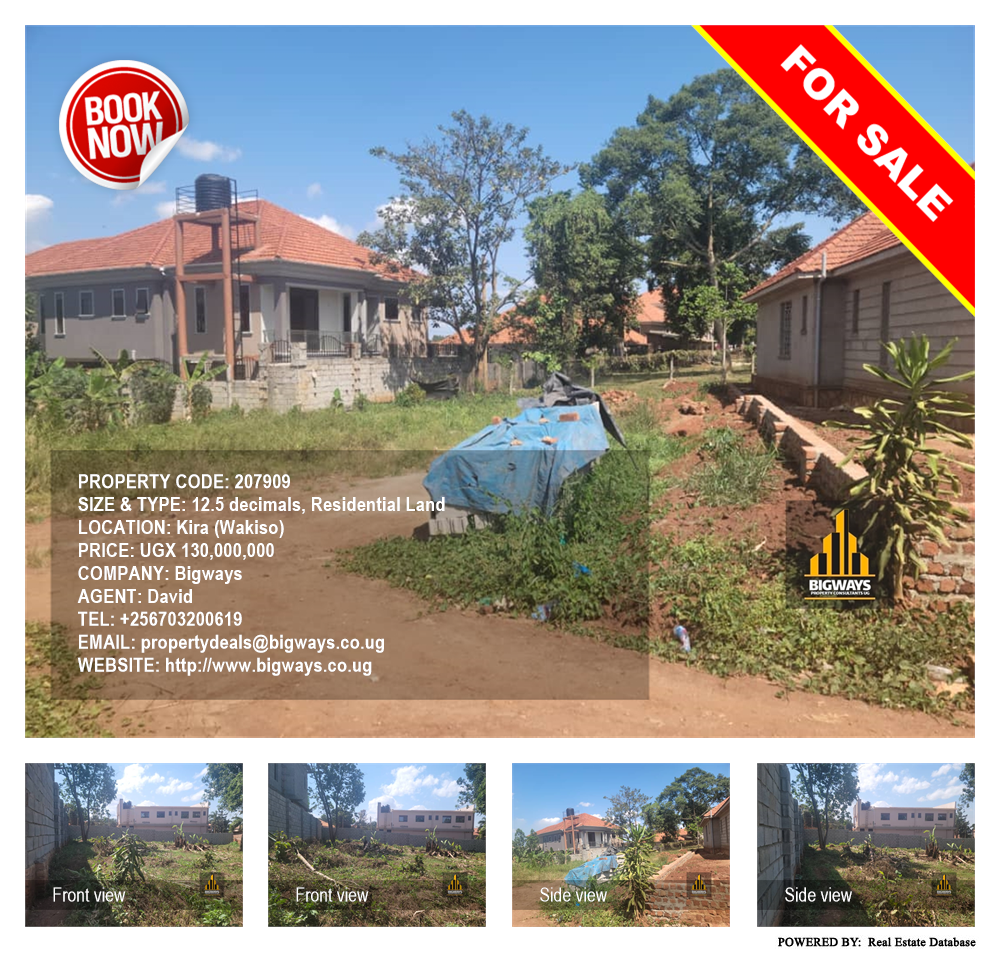 Residential Land  for sale in Kira Wakiso Uganda, code: 207909