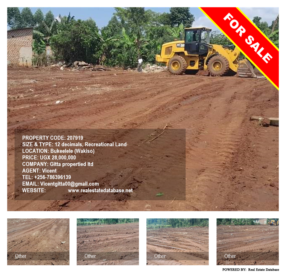 Recreational Land  for sale in Bukeelele Wakiso Uganda, code: 207919