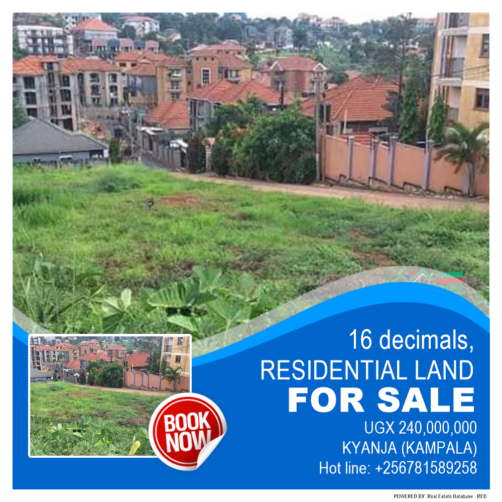 Residential Land  for sale in Kyanja Kampala Uganda, code: 207958