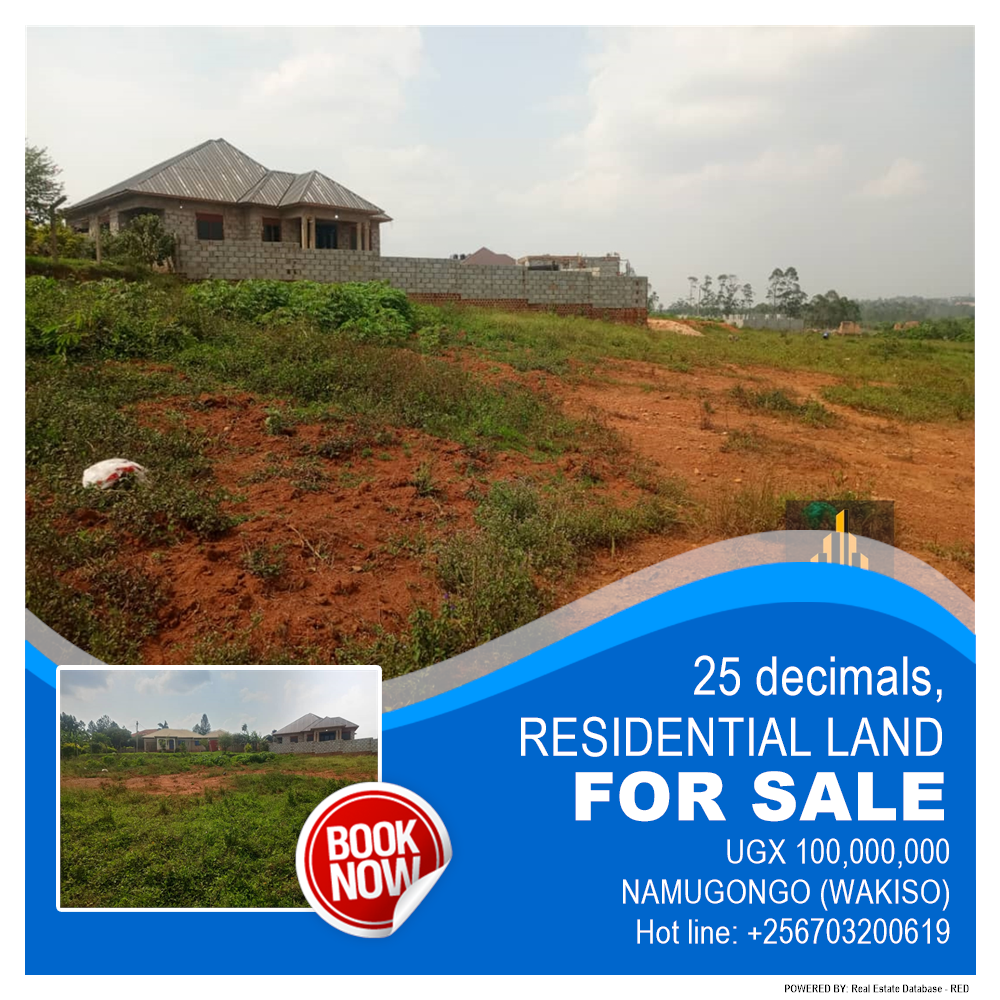 Residential Land  for sale in Namugongo Wakiso Uganda, code: 207960