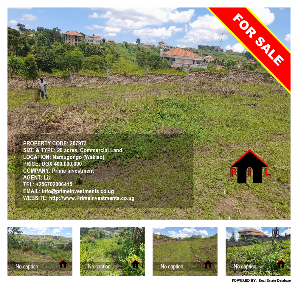 Commercial Land  for sale in Namugongo Wakiso Uganda, code: 207973