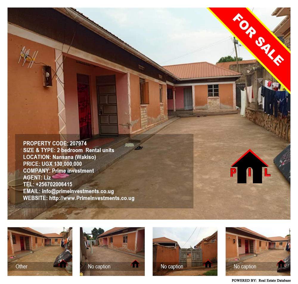 2 bedroom Rental units  for sale in Nansana Wakiso Uganda, code: 207974