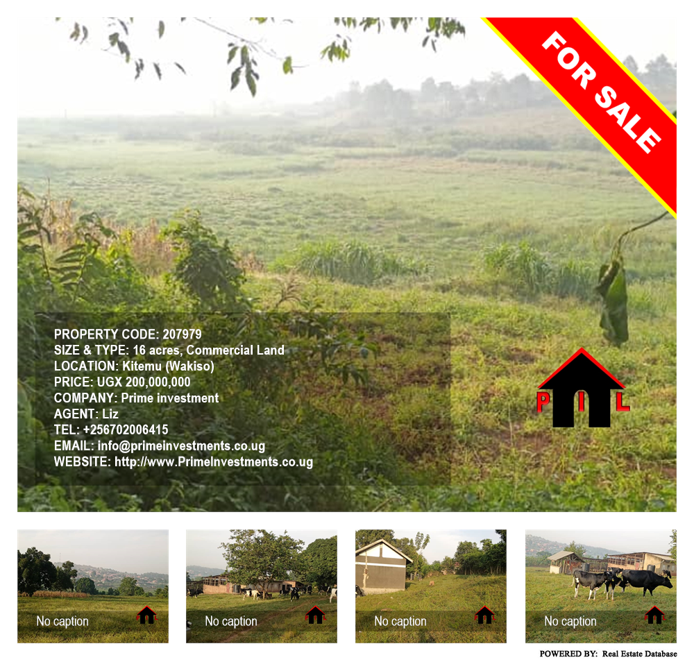 Commercial Land  for sale in Kitemu Wakiso Uganda, code: 207979