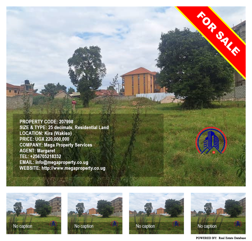 Residential Land  for sale in Kira Wakiso Uganda, code: 207998