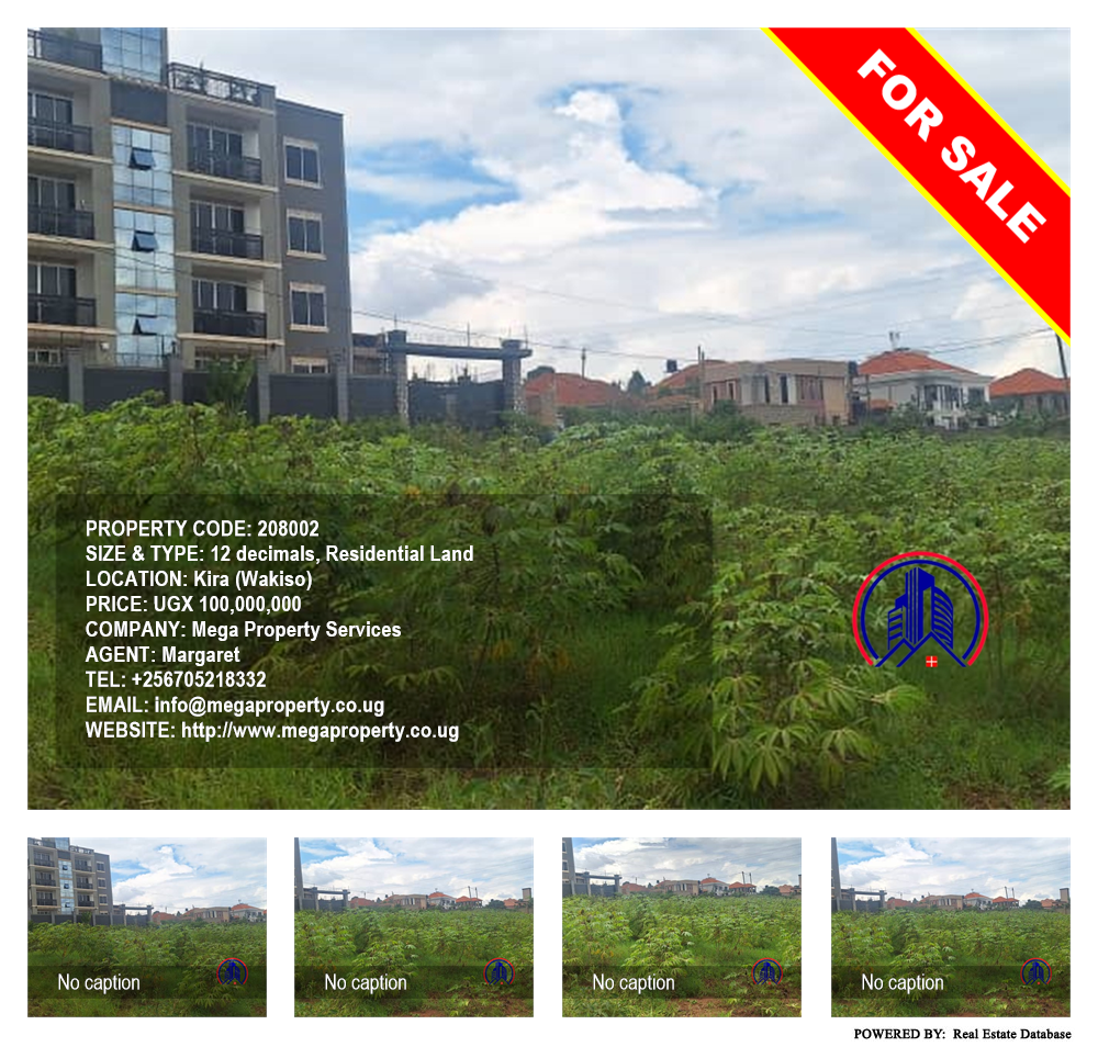 Residential Land  for sale in Kira Wakiso Uganda, code: 208002
