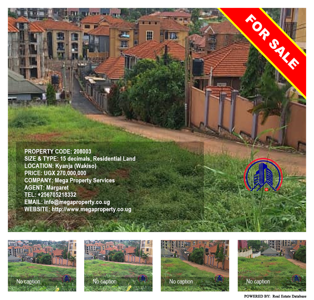 Residential Land  for sale in Kyanja Wakiso Uganda, code: 208003