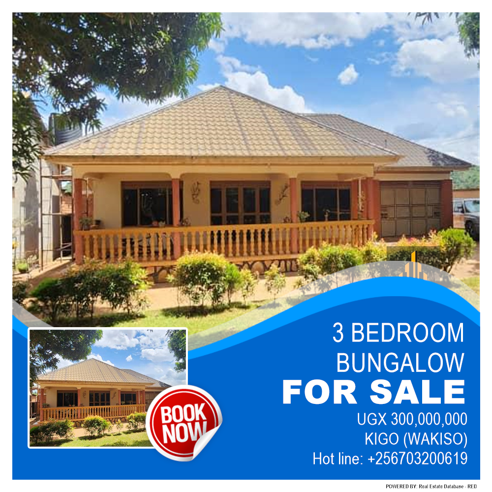 3 bedroom Bungalow  for sale in Kigo Wakiso Uganda, code: 208015