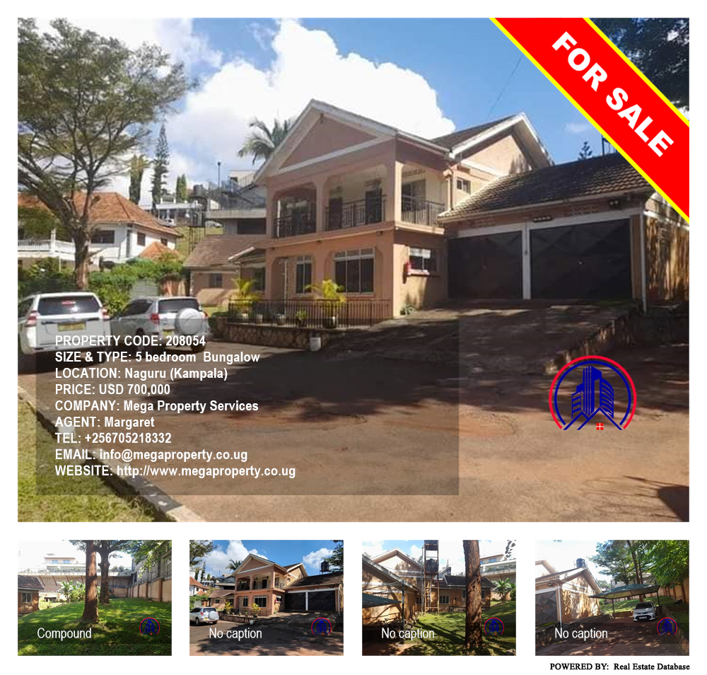 5 bedroom Bungalow  for sale in Naguru Kampala Uganda, code: 208054