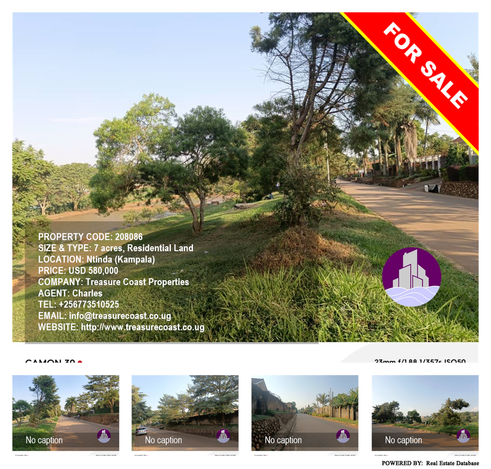 Residential Land  for sale in Ntinda Kampala Uganda, code: 208086