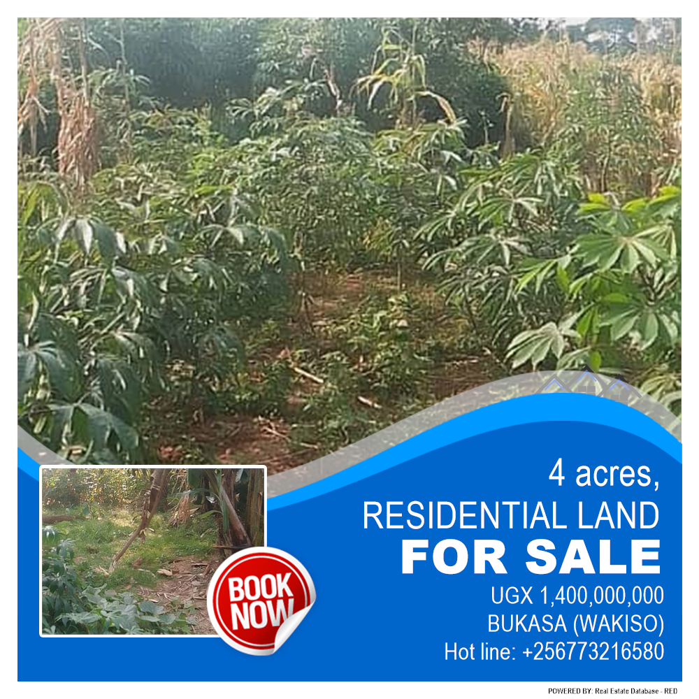 Residential Land  for sale in Bukasa Wakiso Uganda, code: 208107