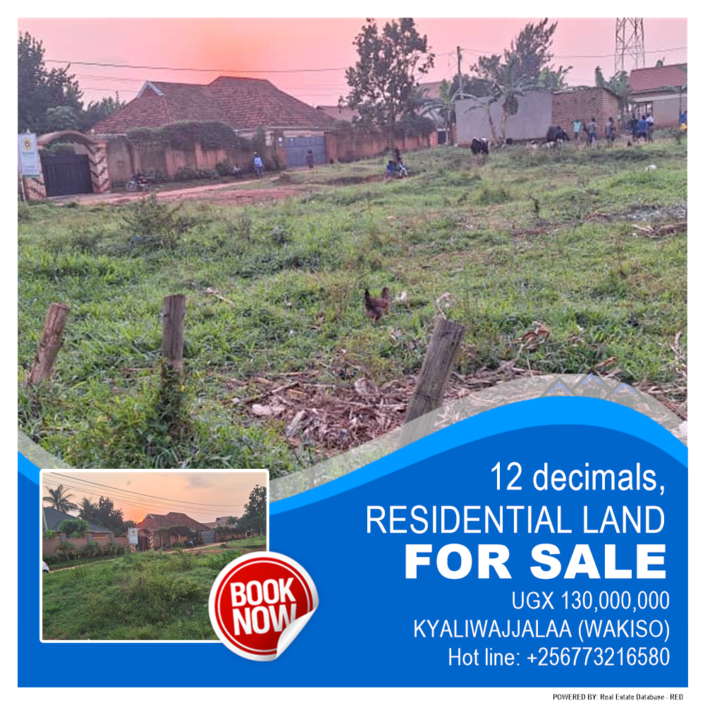 Residential Land  for sale in Kyaliwajjalaa Wakiso Uganda, code: 208182