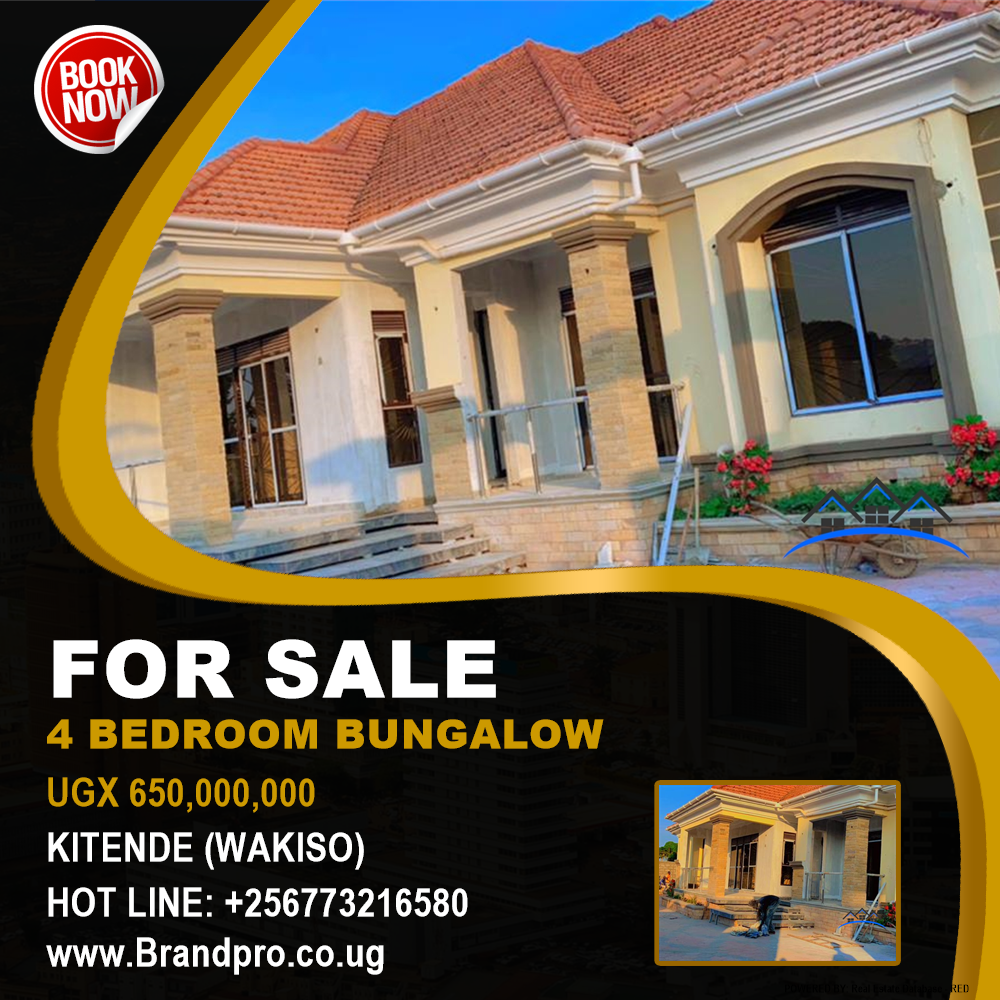 4 bedroom Bungalow  for sale in Kitende Wakiso Uganda, code: 208205