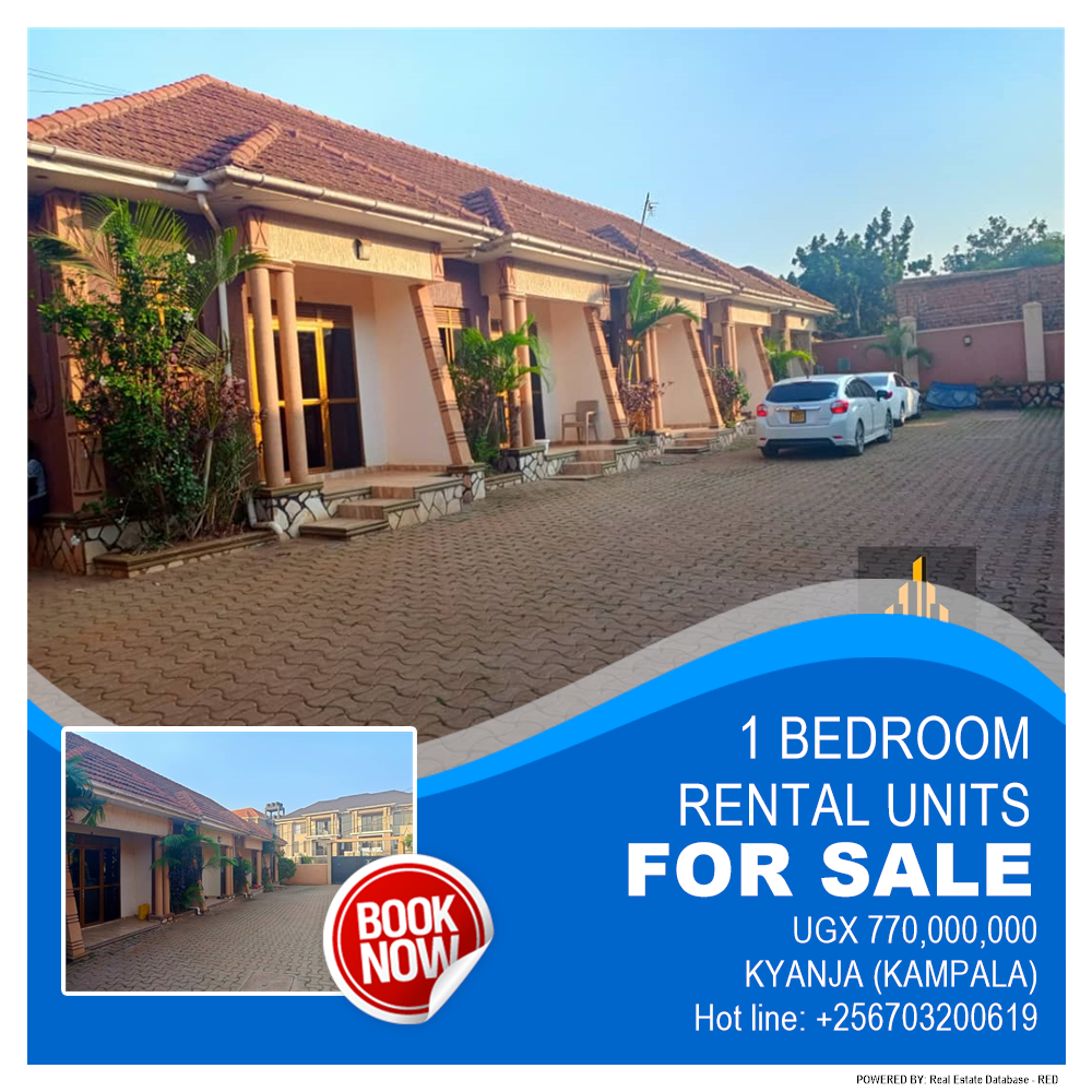1 bedroom Rental units  for sale in Kyanja Kampala Uganda, code: 208208