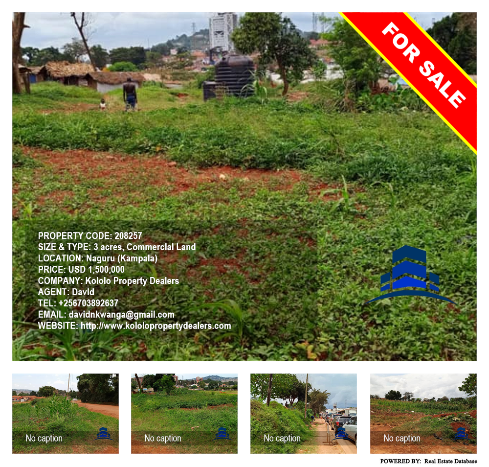 Commercial Land  for sale in Naguru Kampala Uganda, code: 208257