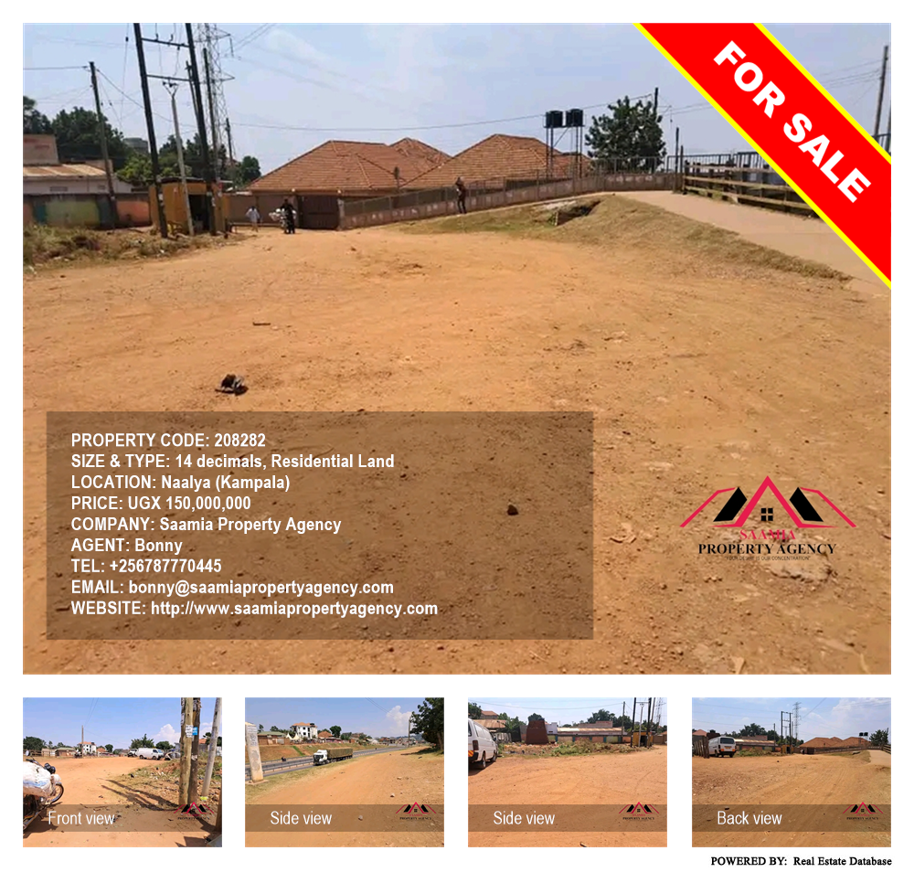 Residential Land  for sale in Naalya Kampala Uganda, code: 208282