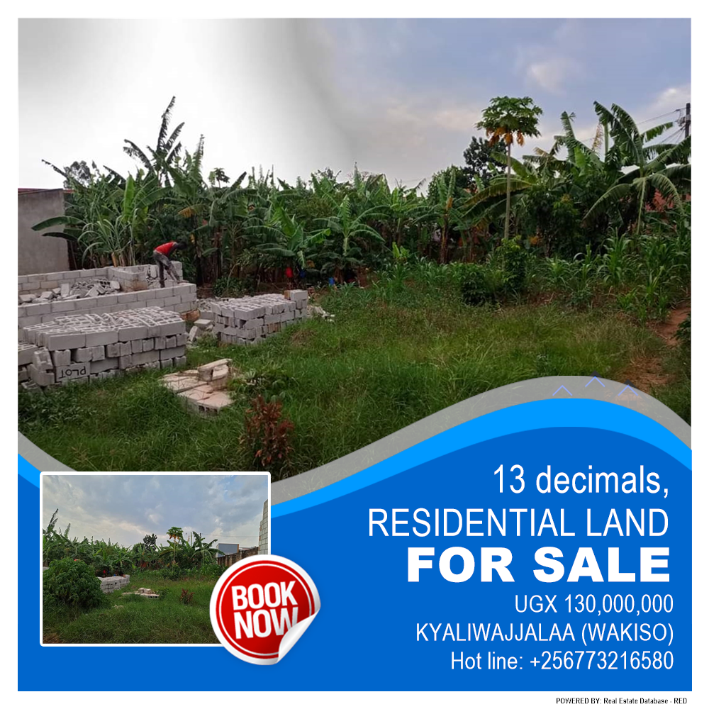 Residential Land  for sale in Kyaliwajjalaa Wakiso Uganda, code: 208286