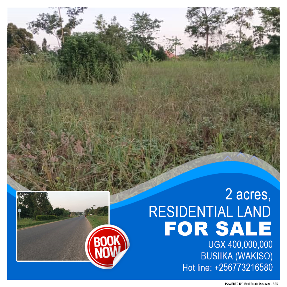 Residential Land  for sale in Busiika Wakiso Uganda, code: 208295