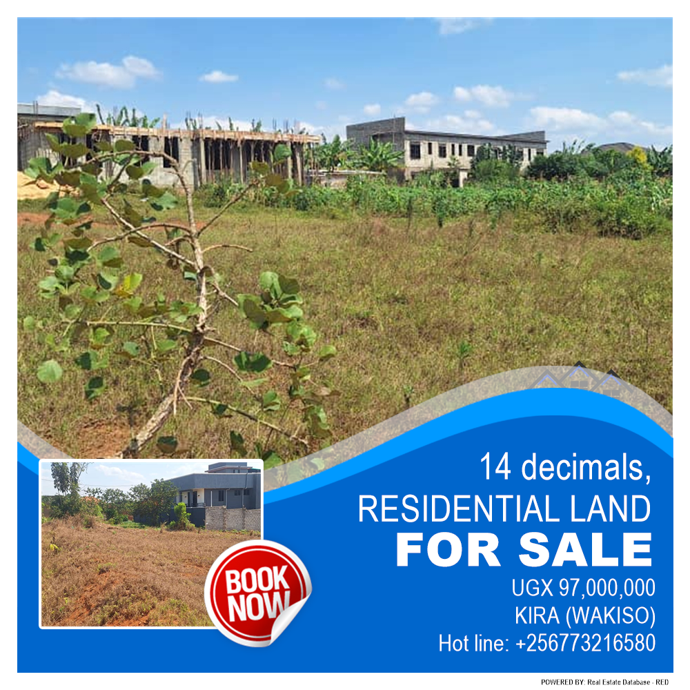 Residential Land  for sale in Kira Wakiso Uganda, code: 208308