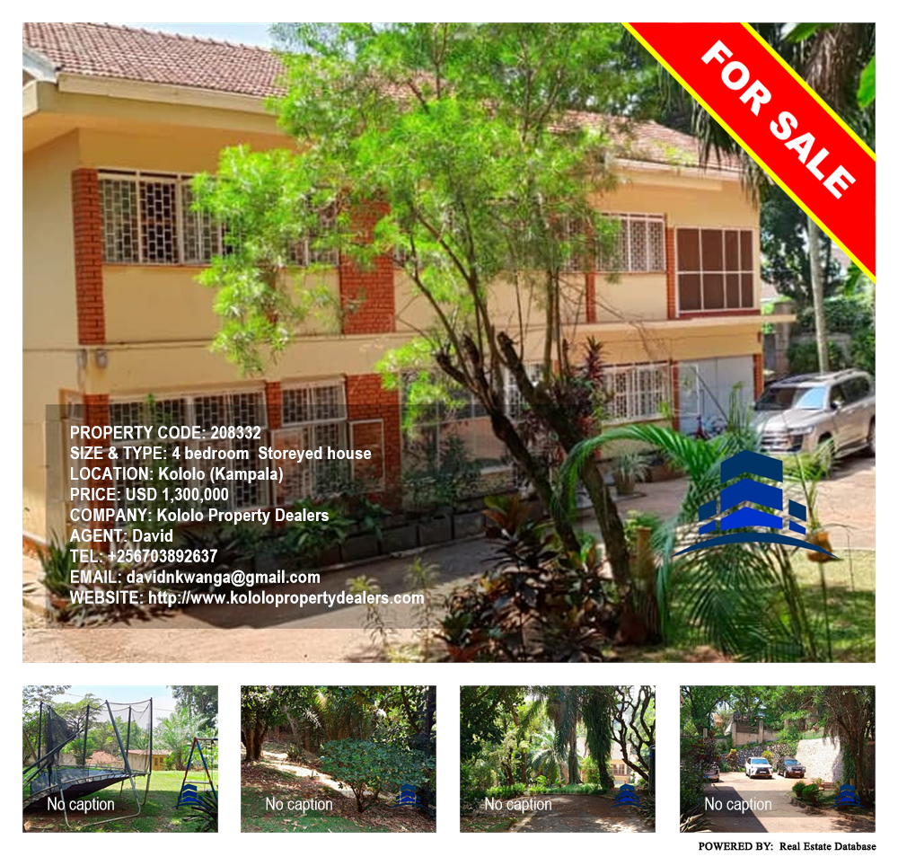 4 bedroom Storeyed house  for sale in Kololo Kampala Uganda, code: 208332