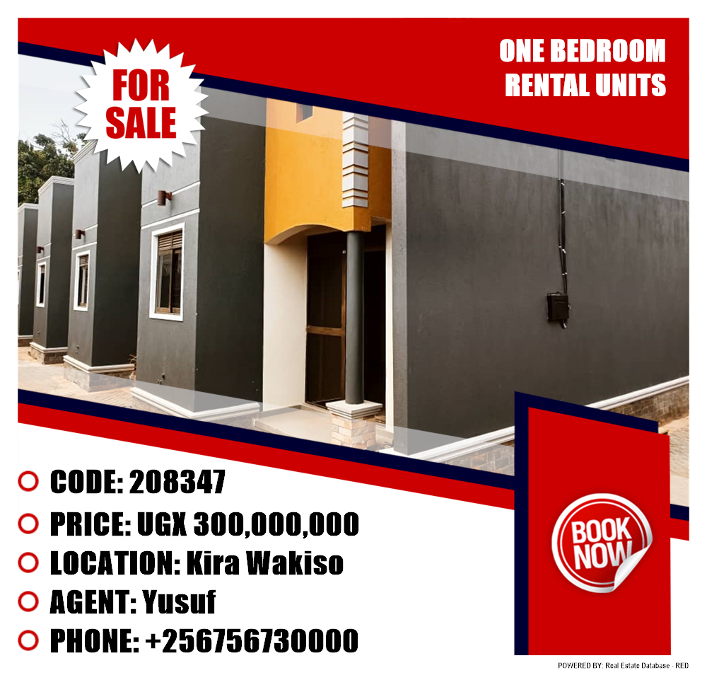 1 bedroom Rental units  for sale in Kira Wakiso Uganda, code: 208347