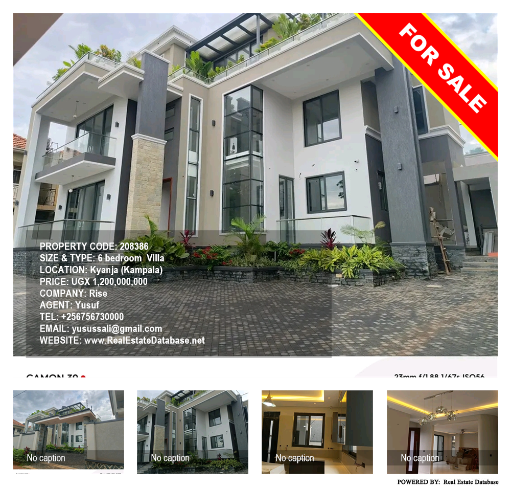 6 bedroom Villa  for sale in Kyanja Kampala Uganda, code: 208386