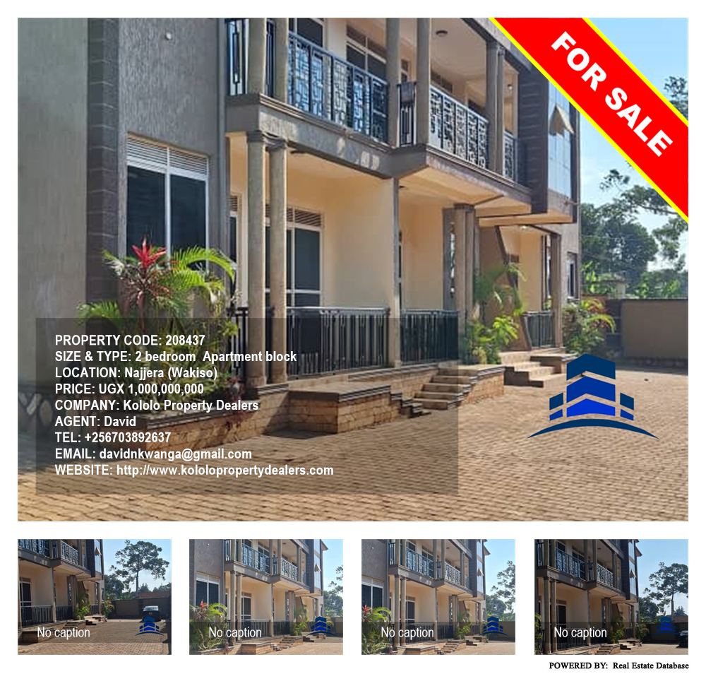 2 bedroom Apartment block  for sale in Najjera Wakiso Uganda, code: 208437