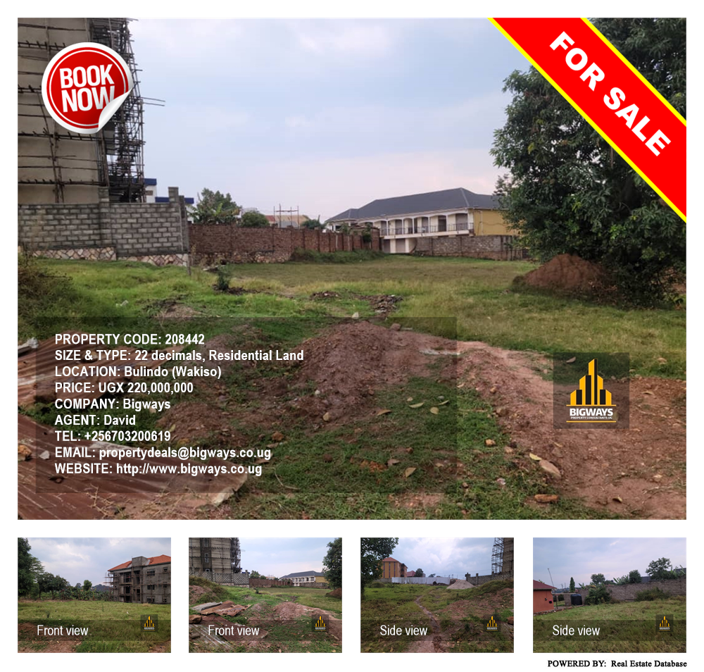 Residential Land  for sale in Bulindo Wakiso Uganda, code: 208442