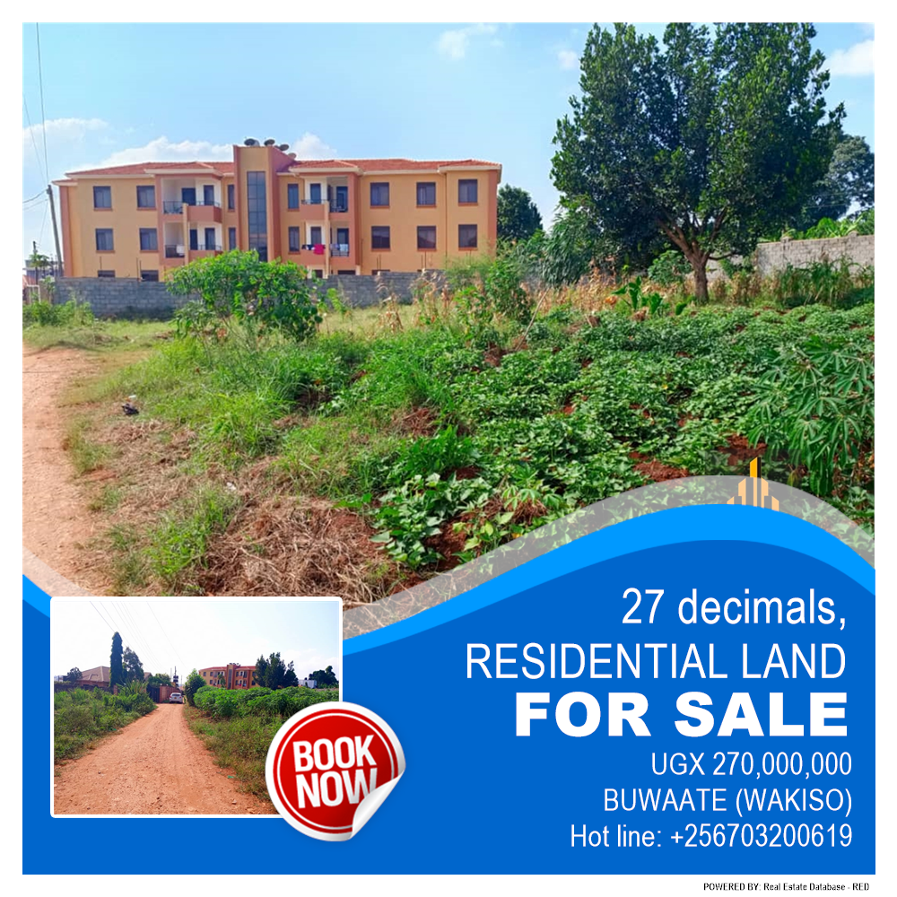 Residential Land  for sale in Buwaate Wakiso Uganda, code: 208444