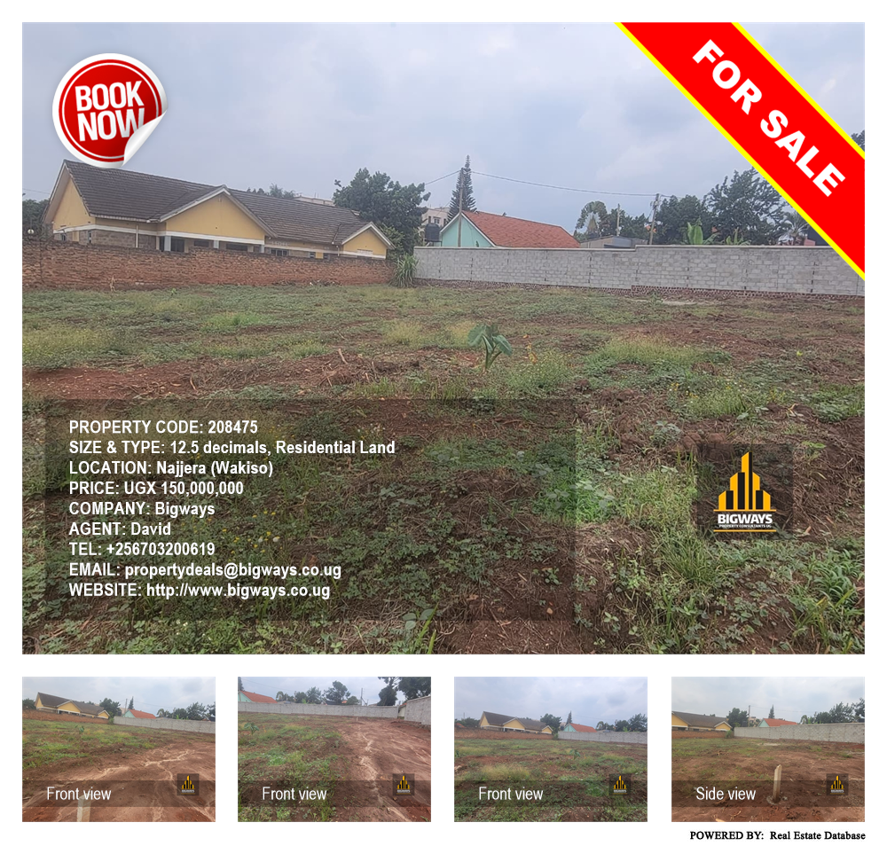 Residential Land  for sale in Najjera Wakiso Uganda, code: 208475