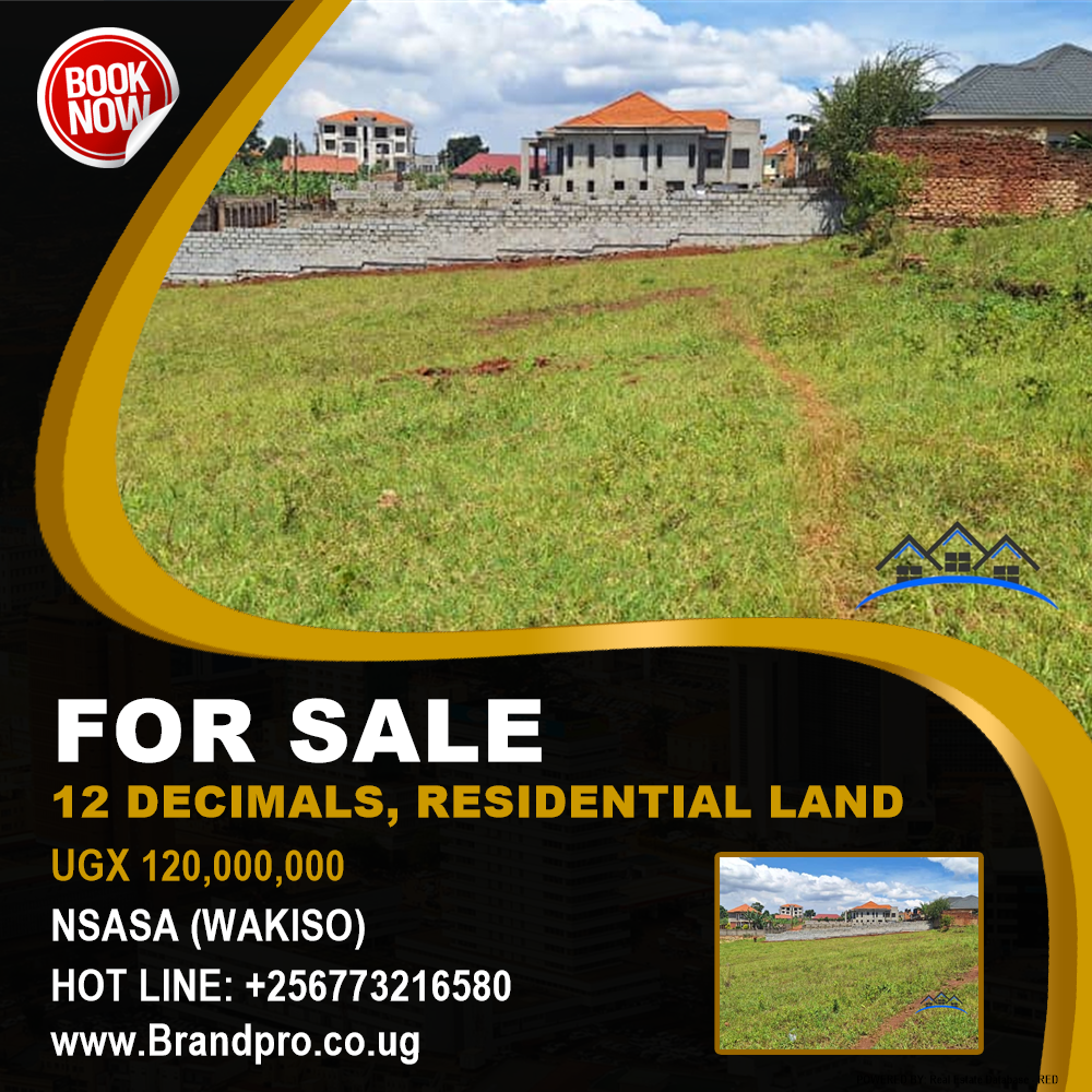 Residential Land  for sale in Nsasa Wakiso Uganda, code: 208489