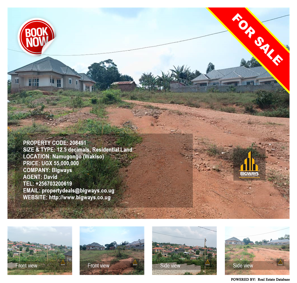 Residential Land  for sale in Namugongo Wakiso Uganda, code: 208491