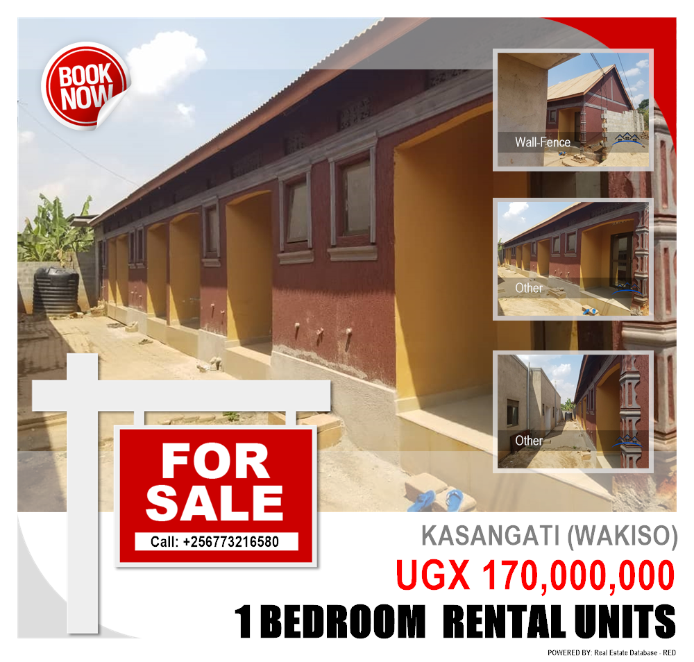 1 bedroom Rental units  for sale in Kasangati Wakiso Uganda, code: 208499