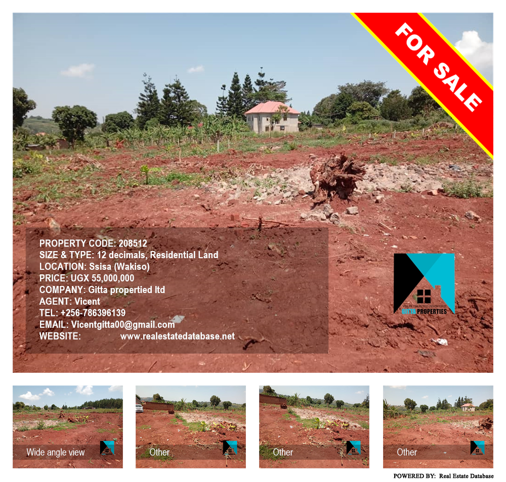 Residential Land  for sale in Ssisa Wakiso Uganda, code: 208512