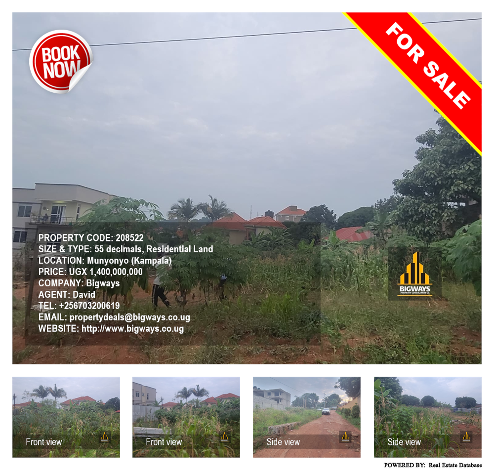 Residential Land  for sale in Munyonyo Kampala Uganda, code: 208522