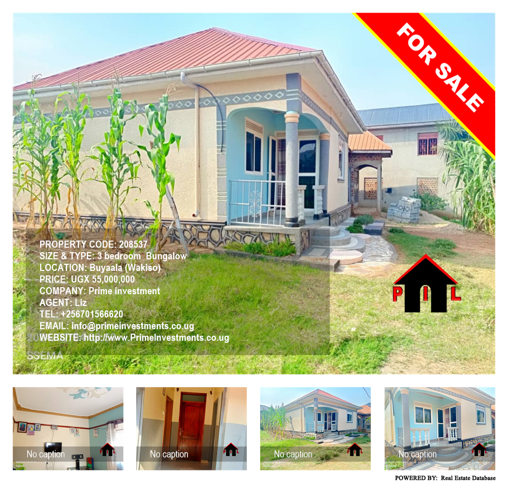 3 bedroom Bungalow  for sale in Buyaala Wakiso Uganda, code: 208537