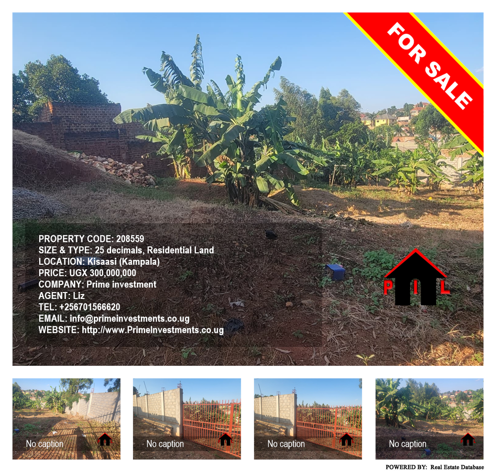 Residential Land  for sale in Kisaasi Kampala Uganda, code: 208559