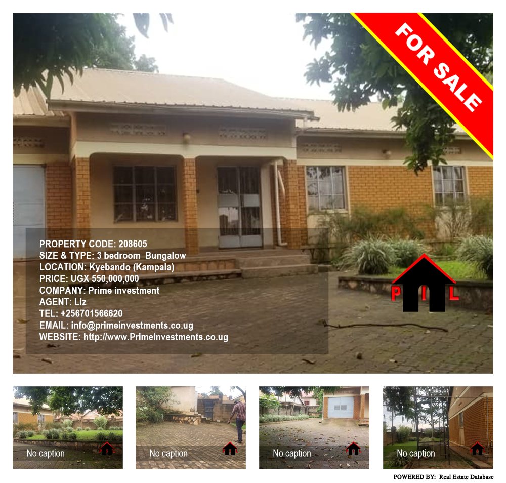 3 bedroom Bungalow  for sale in Kyebando Kampala Uganda, code: 208605