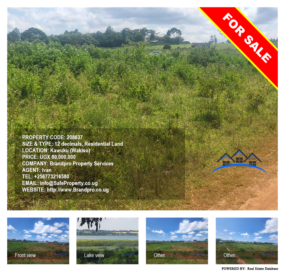 Residential Land  for sale in Kawuku Wakiso Uganda, code: 208637