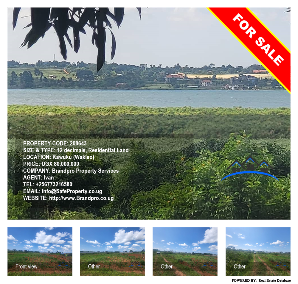 Residential Land  for sale in Kawuku Wakiso Uganda, code: 208643