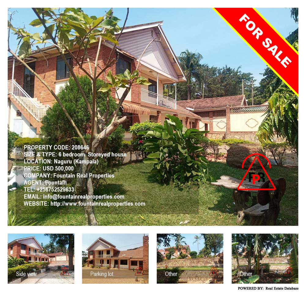 6 bedroom Storeyed house  for sale in Naguru Kampala Uganda, code: 208646